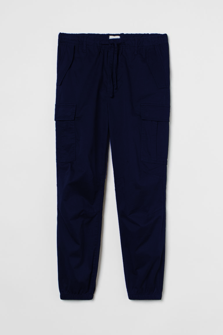 Navy Blue Cargo Pants