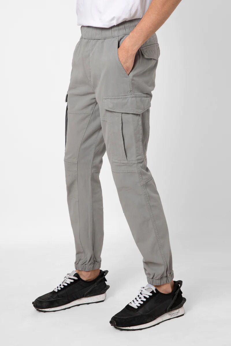 Grey Cargo Pants